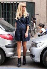 Michelle Hunziker ist schon hochschwanger