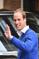 Prinz William vor dem Lindo Wing