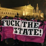 Demo gegen Akademikerball