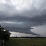 Gewitter-Superzellen über Wiener Becken