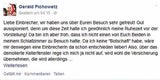 TV-Star: Wirbel um Posting
