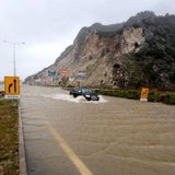 Türkische Badeorte stehen unter Wasser