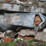 Unwetter-Flut spült Friedhof frei