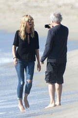 Heidi Klum: Topmodel-Dreh am Strand