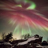Faszinierende Weihnachts-Polarlichter