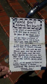 Frau sucht Traummann mit Poster