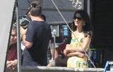 George Clooney bekommt Besuch von Amal Alamuddin