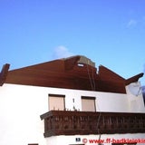 Schwerer Sturm trug Hausdach ab