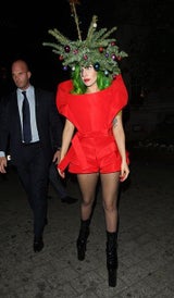 Lady Gaga in Weihnachtsstimmung