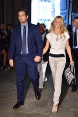 Michelle Hunziker strahlt mit Minibauch & Tomaso Trussardi