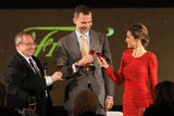 Letizia & Felipe in Sektkellerei