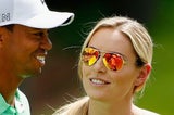 Lindsey Vonn & Tiger Woods mit Kids am Golfplatz