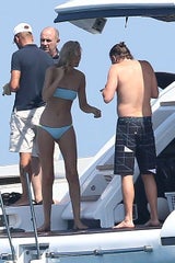 Leonardo DiCaprio & Toni Garrn relaxen in St. Tropez