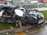 Horror-Crash mit 550 PS-Geschoss