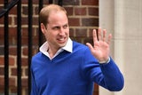 Prinz William vor dem Lindo Wing