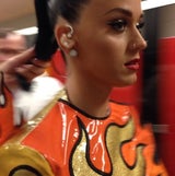 Backstage vor der Halftime Show