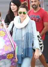 Jessica Biel mit sehr verdächtigem Bäuchlein
