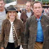 Arnold Schwarzenegger & Heather Milligan am Oktoberfest