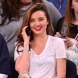 Miranda Kerr bei Basketball-Spiel