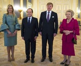 Máxima zu Besuch bei Frankreichs Präsident Hollande
