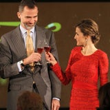 Letizia & Felipe in Sektkellerei