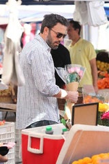 Ben Affleck und seine Violet und Seraphina besuchen den Bauern-Mark