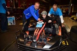 Licht ins Dunkel: Promi-Go-Kart-Rennen