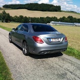 Fotos vom Test der neuen C-Klasse