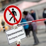 Sturmtief über Deutschland