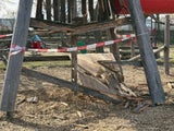 Donauinsel Pyramide gesprengt