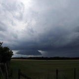 Gewitter-Superzellen über Wiener Becken