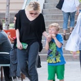 Cate Blanchett mit ihren Kindern in Wien