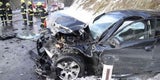 Unfall-Chaos durch Schnee-Hammer