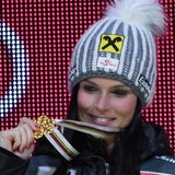 So feiert Fenninger ihre Goldene