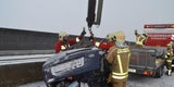 Lenkerin rast in Polizeiauto auf A1