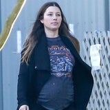 Jessica Biel: Hochschwanger am Set