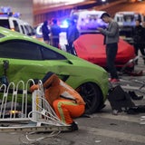 Crash: Lambo und Ferrari im Tunnel zerstört