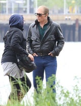 Johnny Depp am Filmset