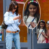 Katie Holmes geht mit Suri Naschsachen shoppen