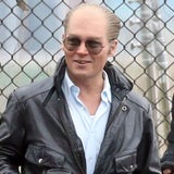 Johnny Depp am Filmset