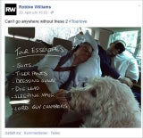 Robbie Williams' Postings aus Österreich