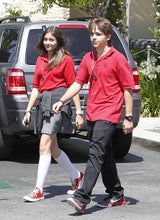 Paris Jackson schneidet Grimassen