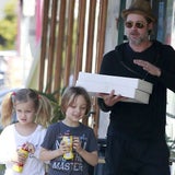 Brad Pitt: Donut-Shopping mit Knox & Vivienne