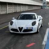Fotos vom Test des Alfa 4C