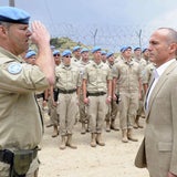 BM Klug besucht UNDOF-Truppe