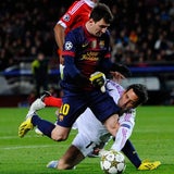 Hier verletzt sich Lionel Messi