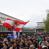 Asyl-Demo in Floridsdorf