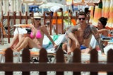 Michelle Hunziker: Badespaß in Pink
