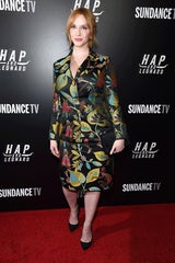 Christina Hendricks im Oma-Look