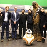 Prinz Harry & Prinz William am "Star Wars"-Set